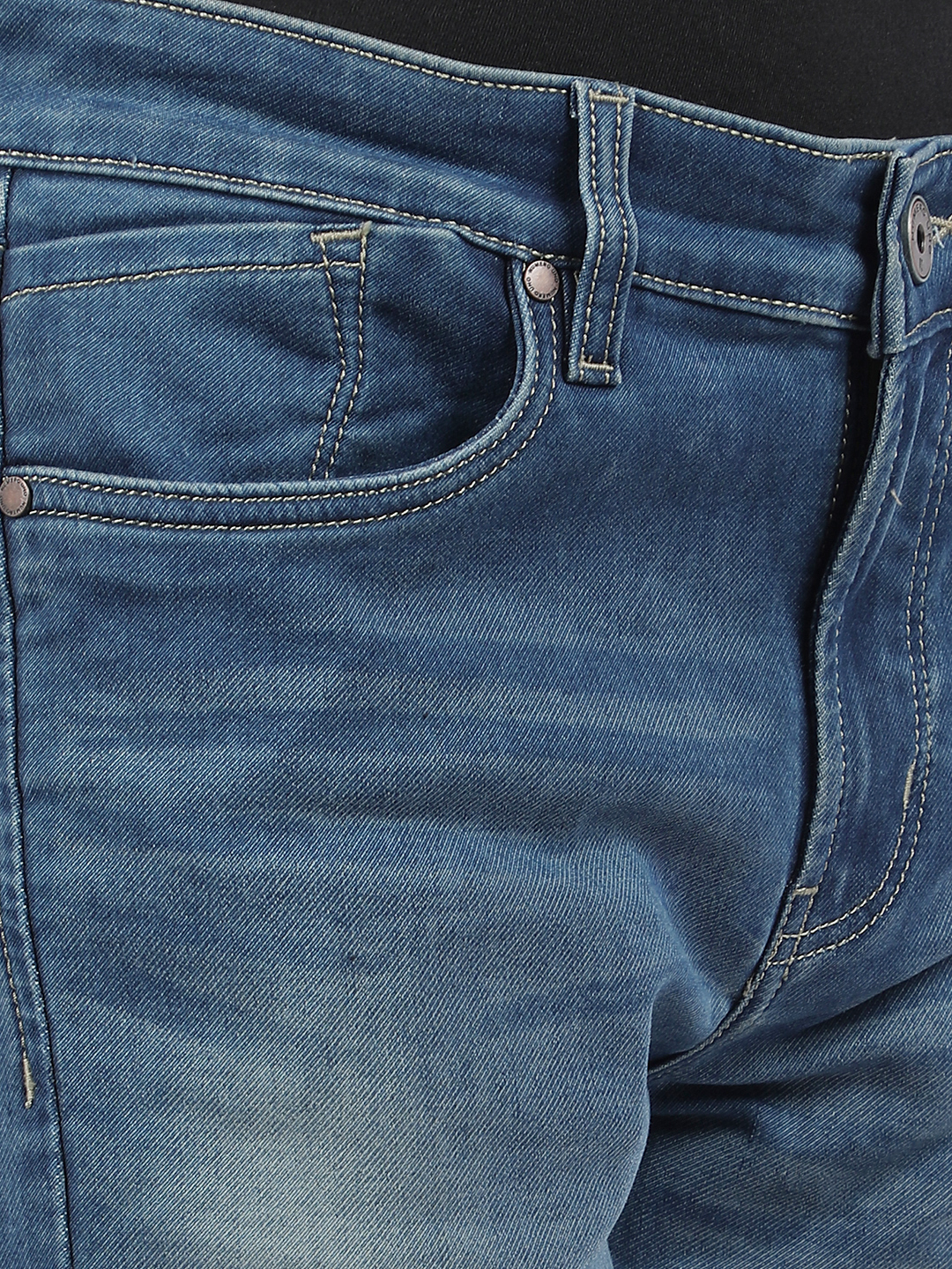 Numero Uno Men Faded Blue Jeans